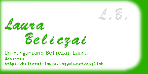 laura beliczai business card